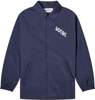 Autry Blue Polyester Mens Clothing