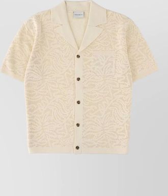 Dr&ocirc;le de Monsieur lace-knit cardigan