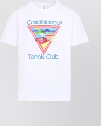 Casablanca tennis club icon t-shirt