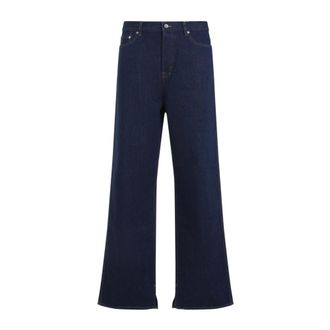 Gucci Certified Rose Baggy Denim Jeans - Heren - Loose Fit Jeans - Blauw - W32 - Denim - Jeans