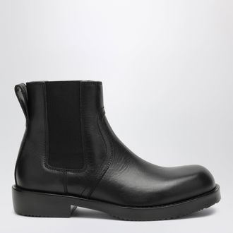 Dries Van Noten Black leather Chelsea boots