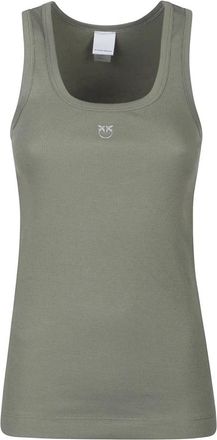 Pinko Pinko, Tops, Dames, Groen, L, Katoen, Tanktop Calculator