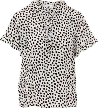 Chlo&eacute; Beige Shirt With Frontal Buttons Closure