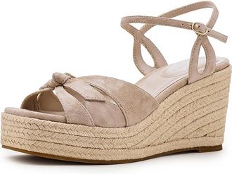 Pelle Moda Elbie Womens Wedge Shoes Latte : 7.5 M, Leather