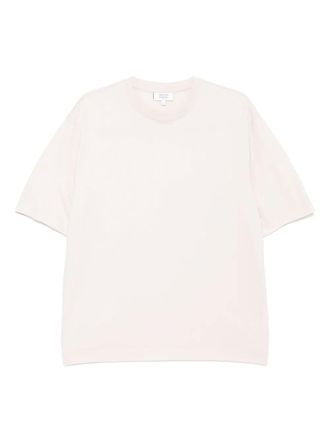Maison Kitsun&eacute; Handwriting T-shirt - men - Cotton - S - Pink