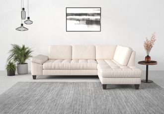 Sit&more Ecksofa »Westham L-Form« mit Ottomane, mit oder ohne Bettfunktion, Bettkasten, Verstellung