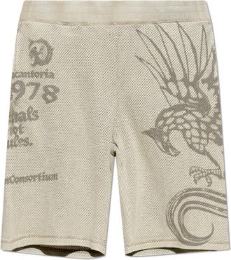 Diesel P-Erry Shorts - Heren - Korte Broeken - Grijs - 3XL - Katoen - Korte Broeken