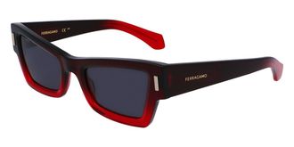 Ferragamo SF2006S 615 Womens Sunglasses Red Size 53