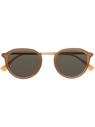 Mykita tinted-lens round-frame sunglasses - Yellow