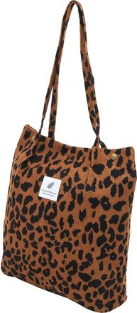 Yarnow Corduroy Shoulder Handbag for Women Large Capacity Lightweight One-shoulder Tote Stylish Pouch for Students Office Casual Use