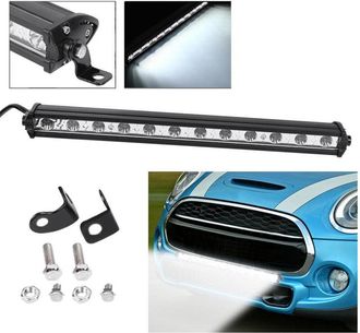 Trade Shop Trade Shop Traesio - Trade Shop - Faro Led De Barra Con Profundidad De L&aacute;mpara Adicional Para Coche Todo Terreno 36 Vatios 12 V