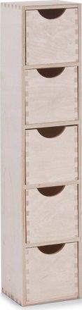 ZELLER Organizador Multifuncional Madera Natural 60x13x12 Cm