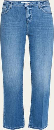 L'agence Tati High-Rise Crop Micro Bootcut Jeans