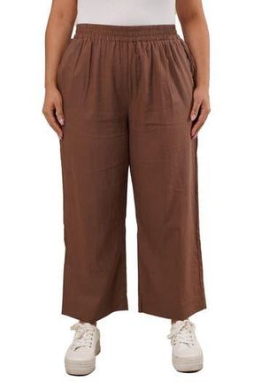 Sunny Leigh Elastic Waist Crop Pants in Bark at Nordstrom Rack, Size 3 X