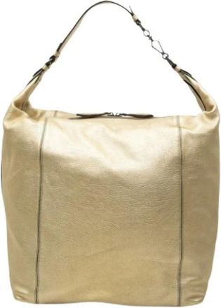 Bottega Veneta Pre-owned Vintage Schoudertas - Dames - Vintage Schoudertas - Geel - ONE Size - Leer - Vintage