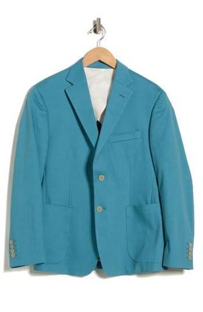 JB Britches Two-Button Stretch Cotton Sport Coat in Sea Pine at Nordstrom Rack, Size 42Short