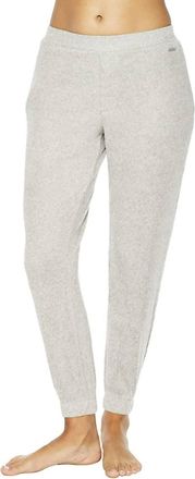 Calvin Klein Womens Ease Ribbed Jogger In Gray Heather