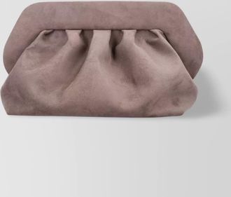 Themoir&egrave; bios clutch eco suede clutch bag
