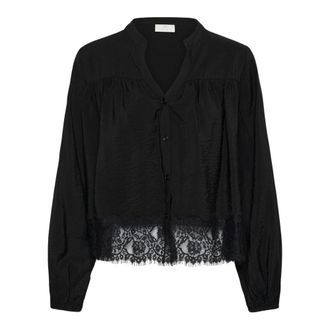 Kaffe Blouse - Dames - Blouses & Shirts - Zwart - Maat: 3XL