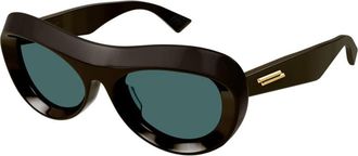 Bottega Veneta Ladies Black Cat Eye Sunglasses BV1284S 004