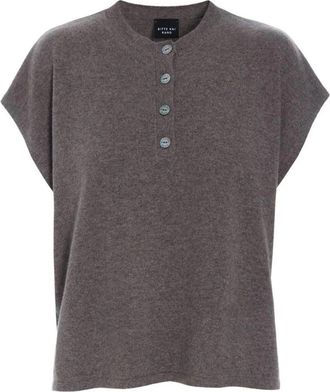 Bitte Kai Rand Kumo Cashmere Blouse - Dames - Cashmere truien - Grijs - L - Kasjmier - Truien & Vesten
