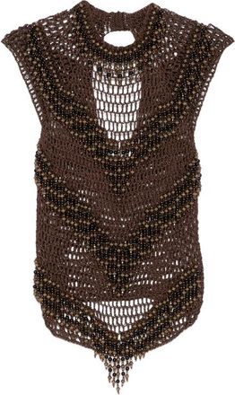 Bless Beaded Crochet Top