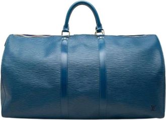Louis Vuitton Pre-owned Keepall 55 - - Pre-owned - unisex - Blu - ONE SIZE