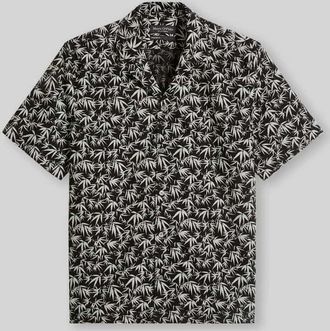 Marc O'Polo Regular Fit Freizeithemd aus reiner Baumwolle in Black, Gr&ouml;&szlig;e XXXL