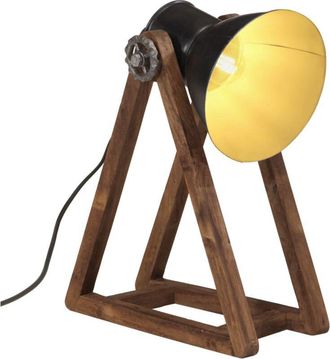 vidaXL L&aacute;mpara De Escritorio Negra 25 W E27 30x17x40 Cm Vidaxl