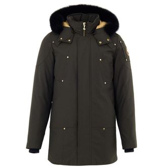 Moose Knuckles Green Cotton Mens Parka