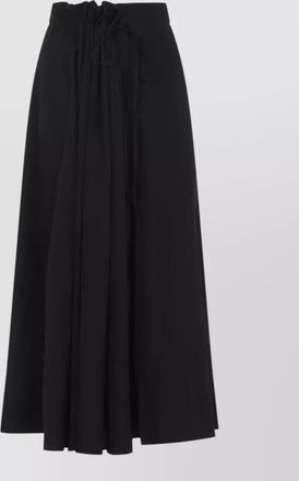 STUDIO NICHOLSON wrap trousers pleated design tie waist