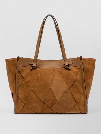 Gianni Chiarini marcella tote bag dual handles quilting