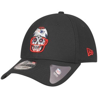 New Era 39Thirty Cap Sugar Skull New England Patriots - M/L