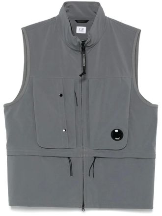 C.P. Company Shell-R gilet - men - Elastane/Polyester/Polyamide/Polyester - M - Grey
