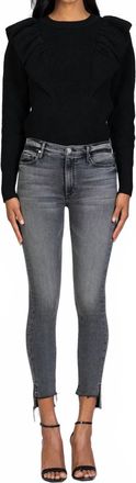 Black Orchid Miranda Off Step High Rise Skinny Jeans In Kissing In The Dark