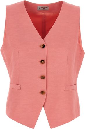 Alberto Biani Linen Viscose Vest