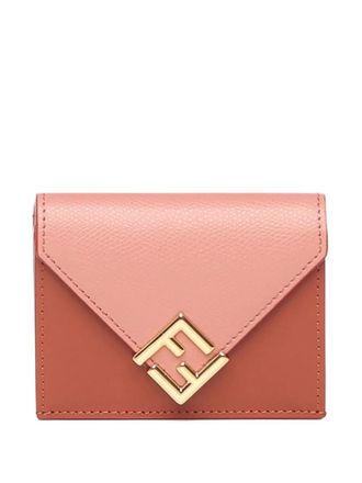 Fendi Ff Diamonds Medium Tri-Fold Wallet Accessories