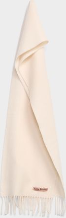 Acne Studios Womens Skinny fringed scarf