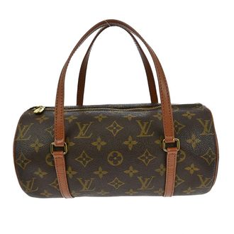 Louis Vuitton Papillon Handbag Monogram Canvas Brown Canvas Handbag (Pre-Owned)