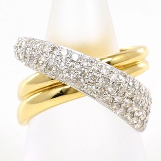 C&A Platinum Yellow Gold Yellow Gold (18K) Platinum 900 Band Ring (Pre-Owned)