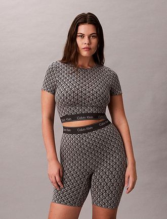 Calvin Klein Top Met Korte Mouwen Icon Shapewear