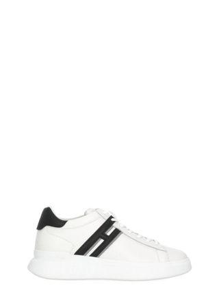 Hogan White H580 Leather Sneakers