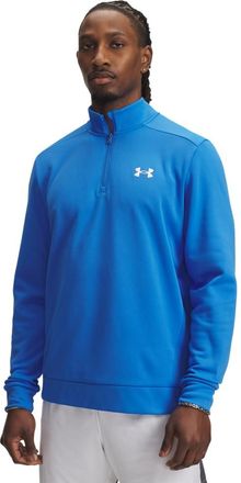 Under Armour Mens Armourfleece 1/4 Zip, (402) Blue Atlantis / / White, L