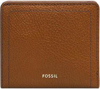 Fossil Women Logan bi-fold Wallet, Brown, Small