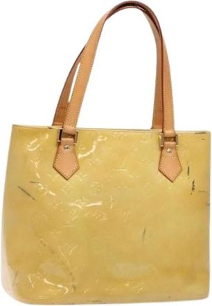 Louis Vuitton Tweedehands leren Louis Vuitton tassen - Dames - Vintage Shopper - Geel - ONE Size - Vintage