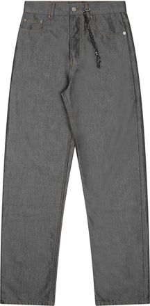 Darkpark Chain Adorned Relaxed Fit Lurex Gale Jeans