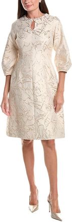 Teri Jon by Rickie Freeman Teri Jon By Rickie Freeman Jacquard Keyhole Mini Dress