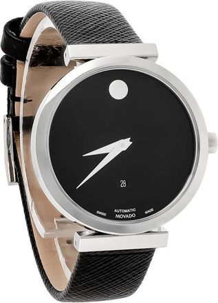 Movado Museum Classic Automatic Black Dial Ladies Watch 0607675