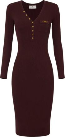 Elisabetta Franchi Mujer, Vestidos, Púrpura, Talla: L