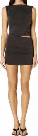 Nia Leonardo Mini Dress In Onyx